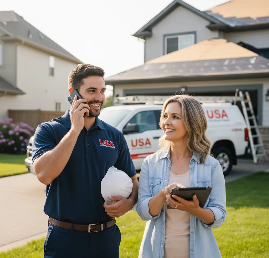 USA Roof Repair Experts customer support in Towanda